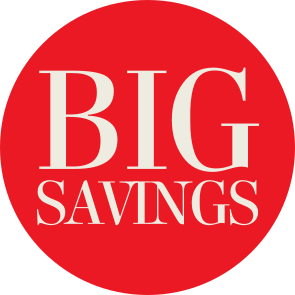 Text: Big Savings